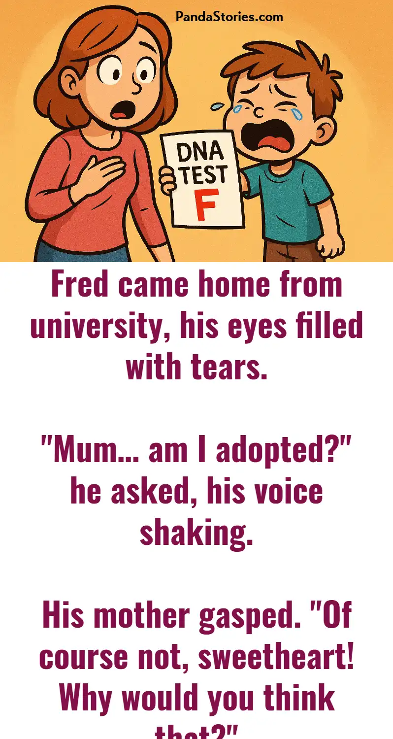 fred home dna test husband call crying joke